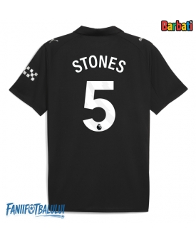 Manchester City John Stones #5 Tricou Fotbal Replică 2025-26 Barbati Deplasare